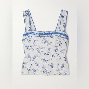 REFORMATION ELOISE LINEN TOP